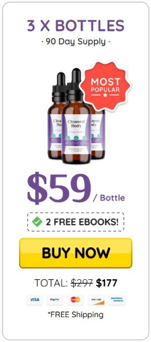 Cleanest Body Buy 3 Bottles
